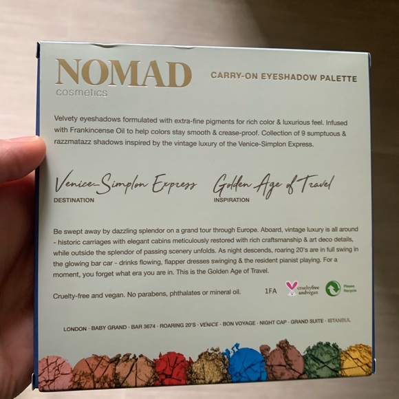 Nomad Venice-Simplon Express Carry-On Eyeshadow Palette - Picture 6 of 9